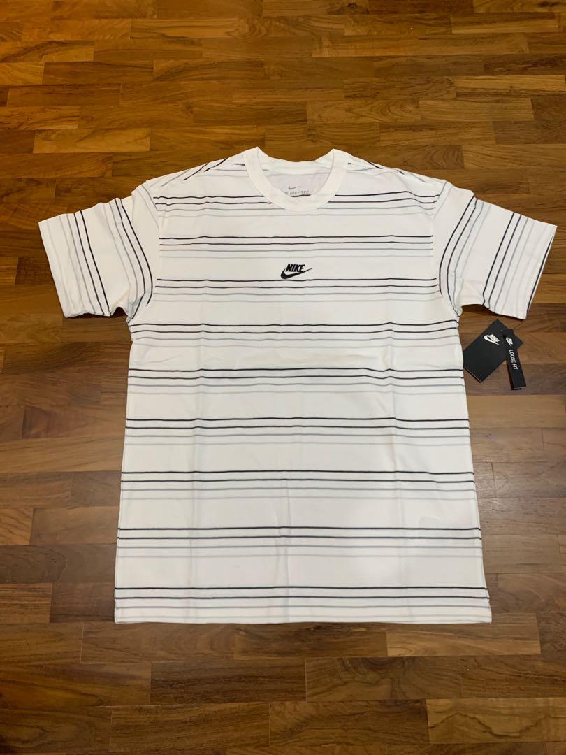nike oversized stripe t shirt
