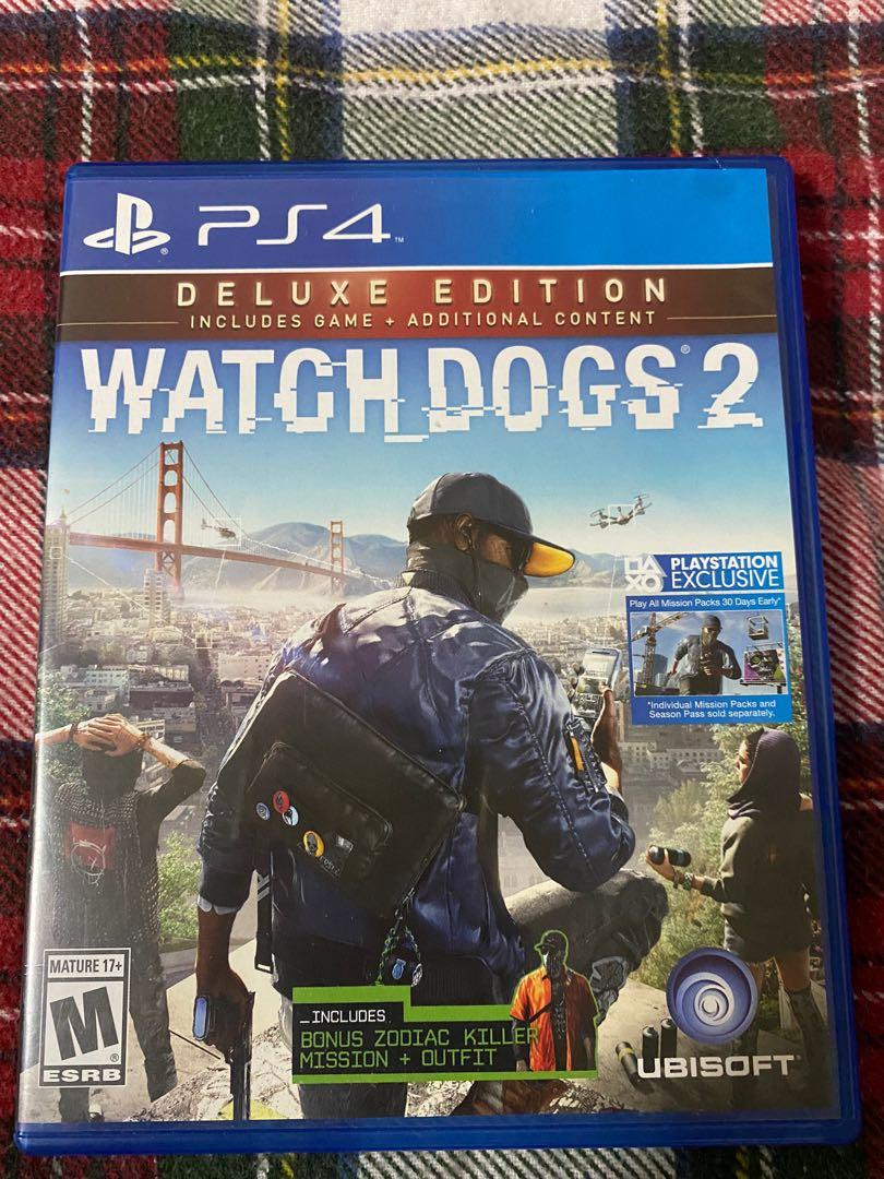 Watch Dogs 2 Deluxe Edition Ps4 Game Playstation 4 Watchdogs Ps 4 Video Gaming Video Games Playstation On Carousell