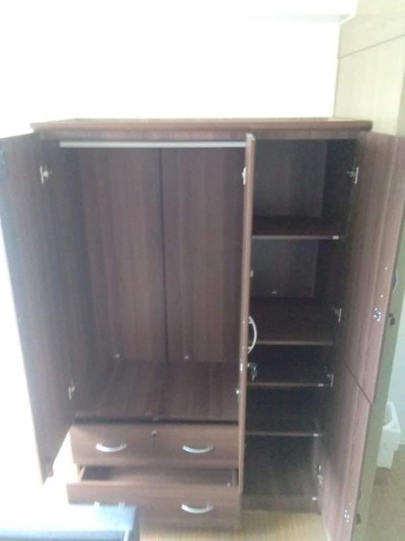 3Door Wardrobe _ Malaysian Laminated Wood, Furniture & Home Living