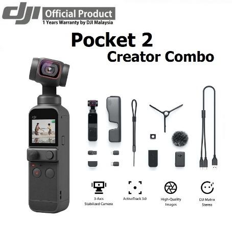 香港行貨- DJI Pocket 2 Creator Combo 全能組合運動相機套裝, 攝影