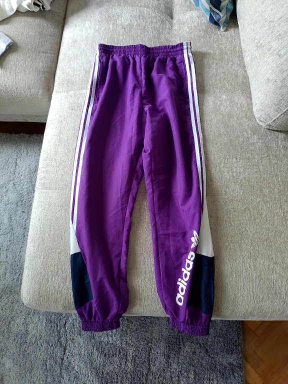 adidas purple sweatpants