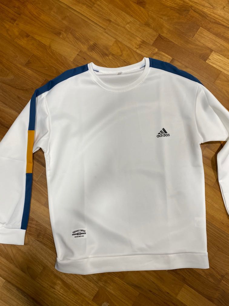 adidas striped long sleeve