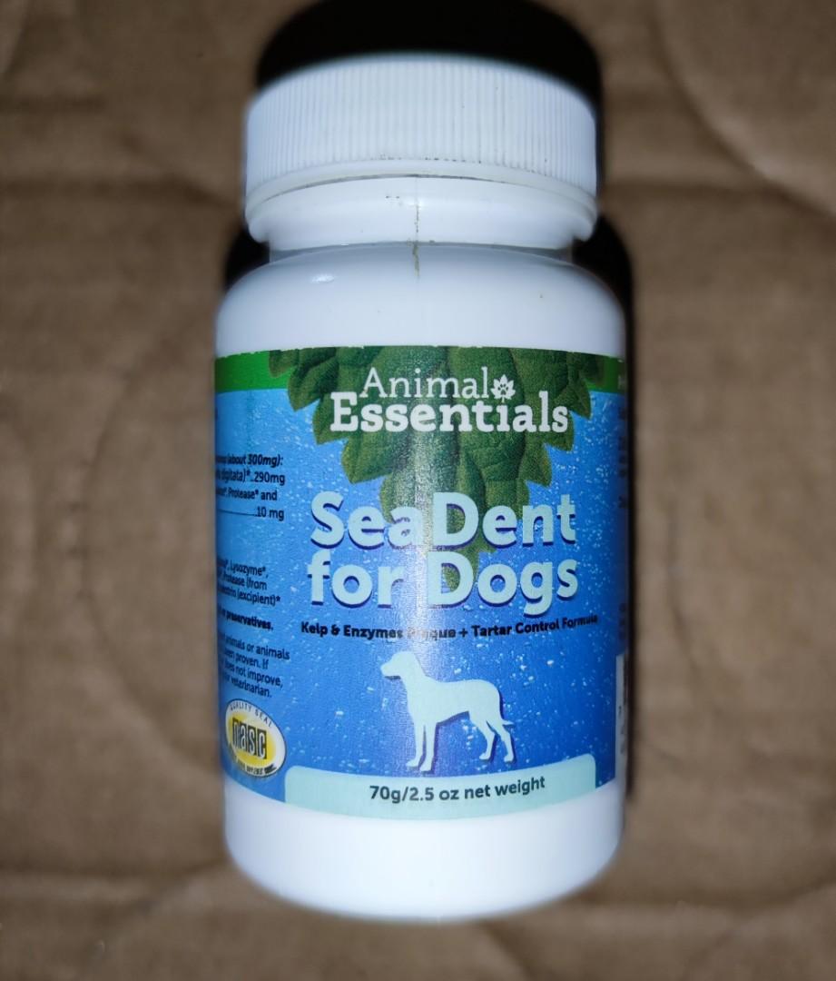 Animal Essentials SeaDent For Dogs Dental Teeth 2.5 oz 70 g Free Post same as Plaqueoff Pet Supplies Homes Other Pet Accessories on Carousell