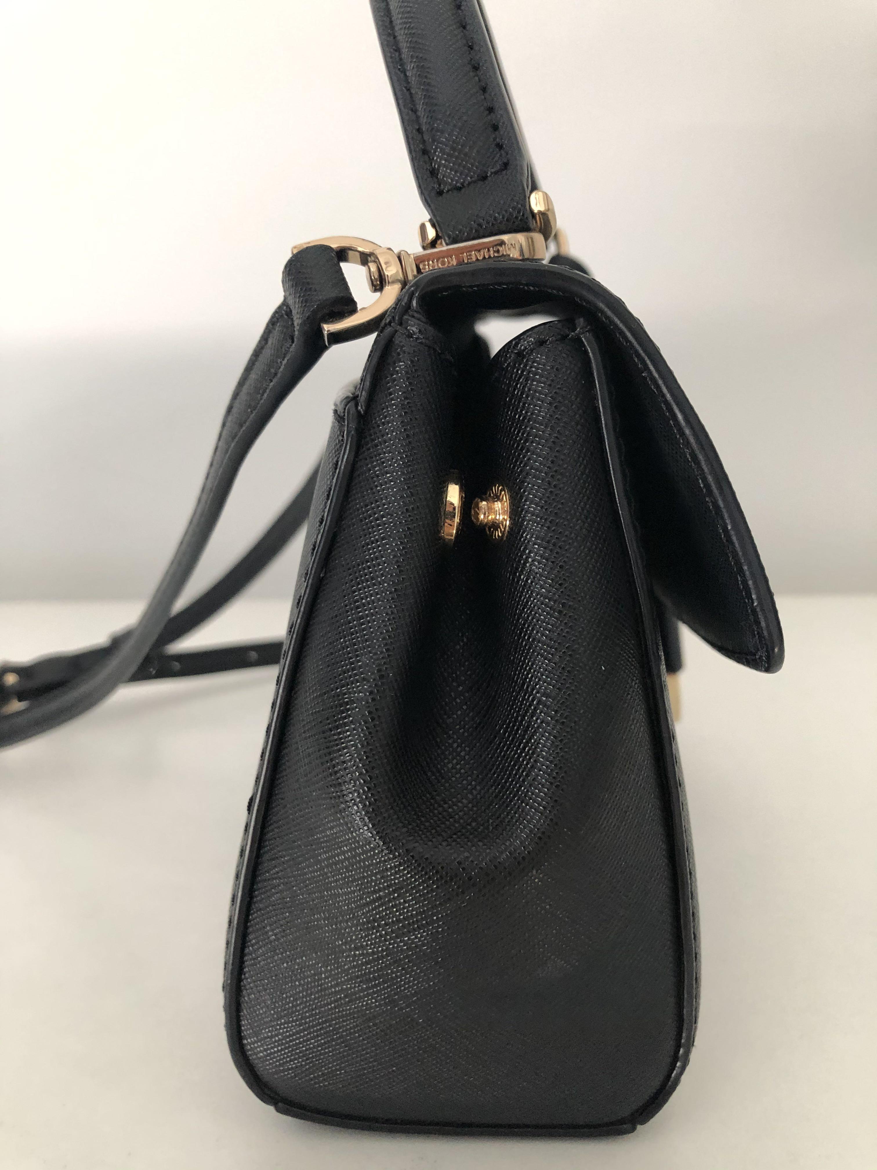 Michael Kors Ava Extra-Small Saffiano Leather Crossbody Bag Olive