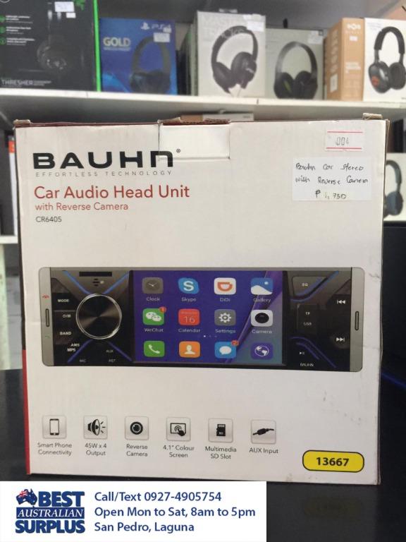Bauhn Car Audio Head Unit with Reverse Camera, Audio, Other Audio
