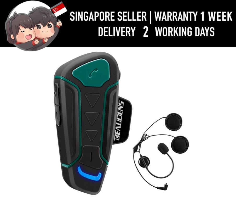 Beaudens bluetooth headset intercom clearance