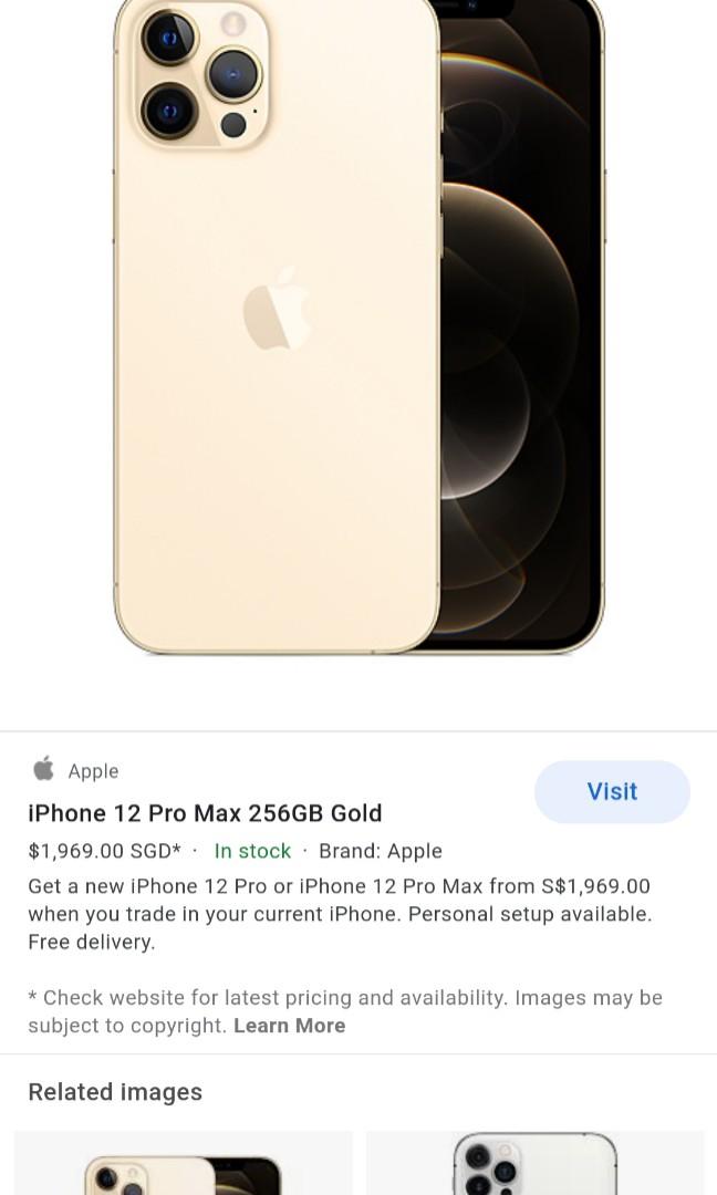 Bn Sealed Non Activated Set Iphone 12 Pro Max 256gb Gold Mobile Phones Gadgets Mobile Phones Iphone Iphone 12 Series On Carousell