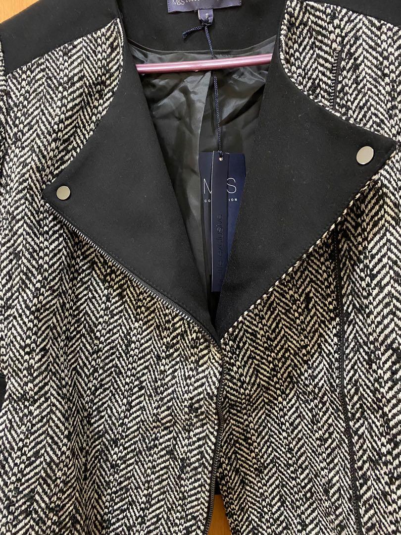 BNWT Marks Spencer Tweed Jacket Women s Fashion Coats Jackets