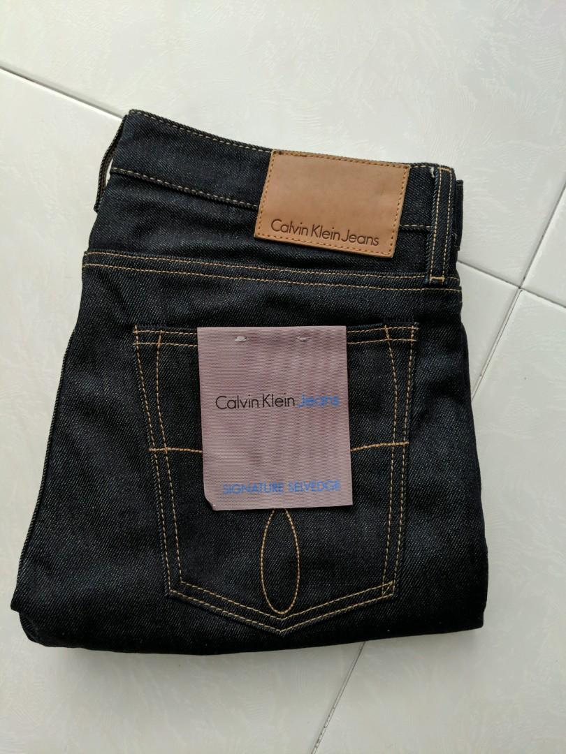 Calvin klein selvedge jeans on sale