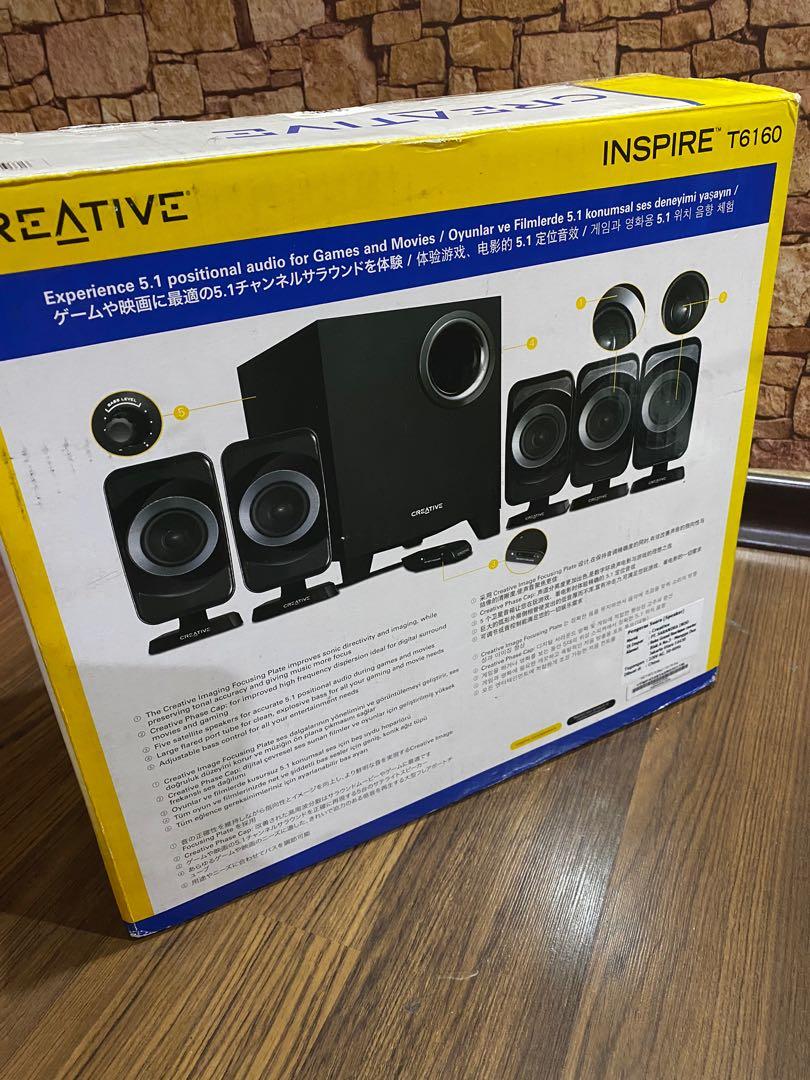 Creative Inspire T6160 5.1 Multimedia Speaker System, Audio, Soundbars