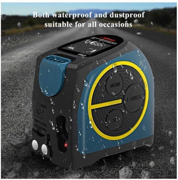 Digital Laser Tape Measure DTAPE DT10 40M 2in1 Digital Laser Rangefinder with LCD Digital