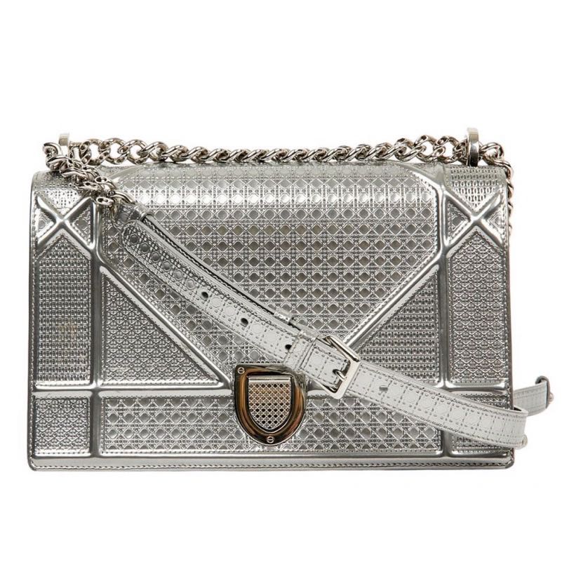 Dior diorama silver bag outlet