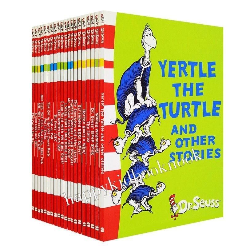 DR SEUSS CLASSIC CASE 20 BOOKS BOX SET (Category: Children's Books) located in Manila. Submitted by happykidbooknook (Listing ID 1067456499, Image 2). Description: DR SEUSS CLASSIC CASE 20 BOOKS BOX SET (just Php100 each, sold as set of 20) brand new note that the print quality is not as vibrant..