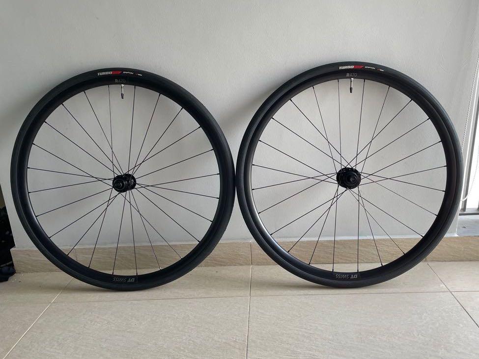 dt swiss r470 rim 20mm internal width tubeless ready 24h