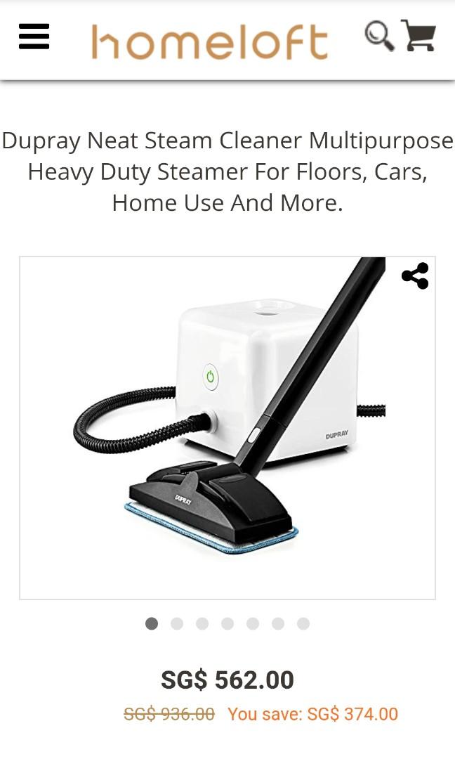 DUPRAY Neat Steam Cleaner MultiPurpose HeavyDuty Steamer, 46 OFF