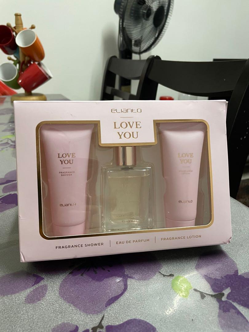 ELIANTO LOVE YOU FRAGRANCE SET PERFUME FRAGRANCE SHOWER FRAGRANCE LOTION