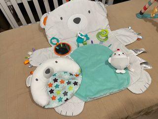 EUC Bright Starts Prop & Play Tummytime Mat