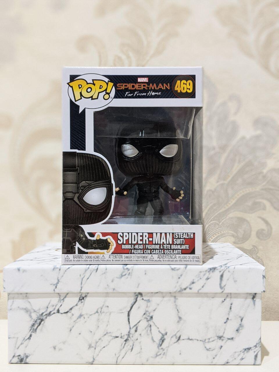 Funko Pop! Spiderman Stealth Suit 469, Hobbies & Toys, Collectibles &  Memorabilia, Fan Merchandise on Carousell