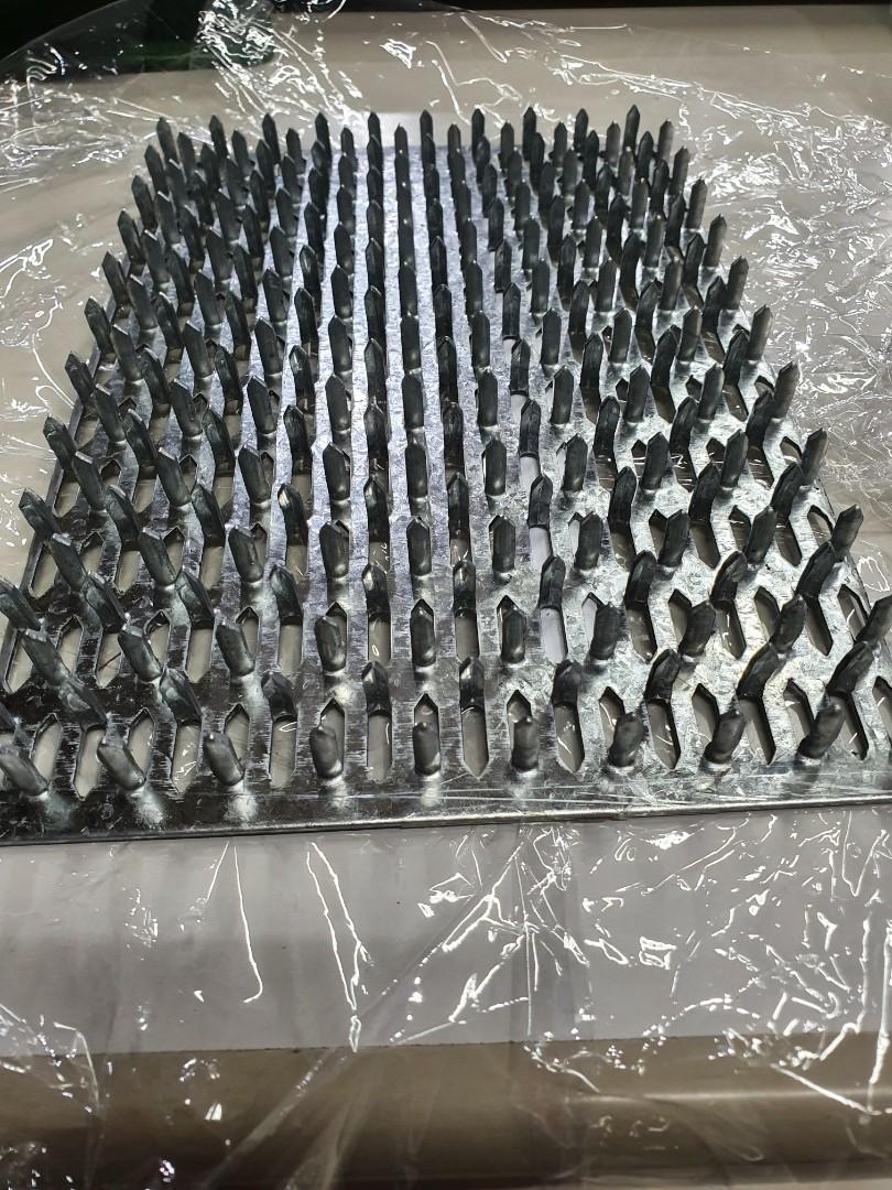 Gang Nail Plate (Category: Home Improvement Tools & Accessories) located in Manila. Submitted by maya_ph (Listing ID 1067538930, Image 2). Description: Gang Nail Plate Single Tooth 1.5mm thick Galvanized Size: 6"x9".