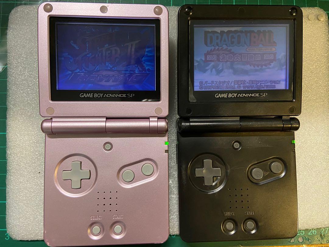 Gba Sp 中古二手任天堂nintendo Gameboy Advance Sp 粉紅色黑色 遊戲機 遊戲機器材 Carousell