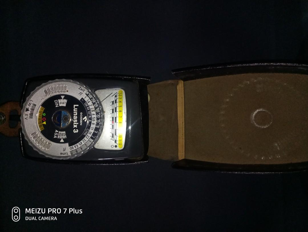Gossen lunasix 3 light meter made in germany (Category: Lighting & Studio Equipment) located in Taguig. Submitted by grandfish_55ab5c (Listing ID 1067339456, Image 1). Description: gud condition with leather case rfs:need po ng cash bicutan area pwde tru lalamove tnx for viewing Godbless everyone:) 09157646285.