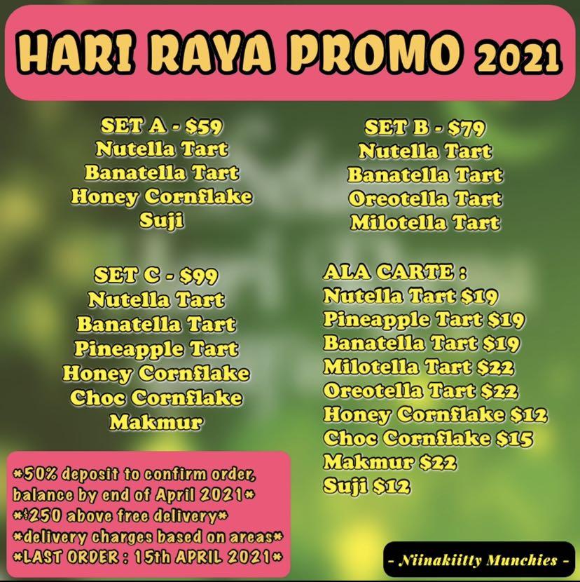 HARI RAYA PROMO 2021, Food & Drinks, Packaged & Instant Food on Carousell