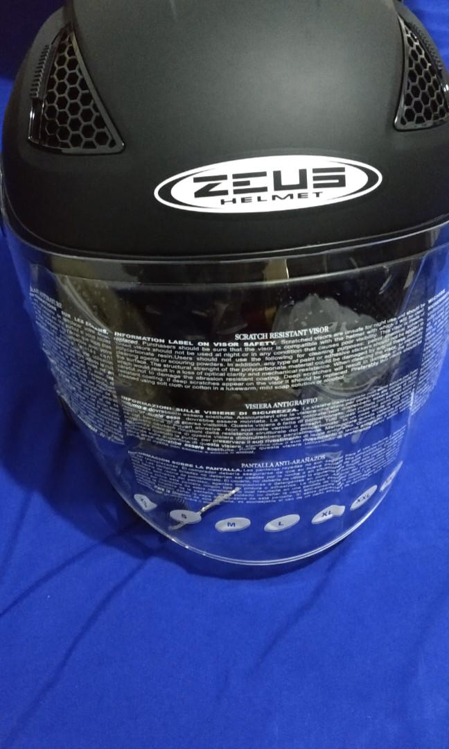 Zeus helmet harga clearance