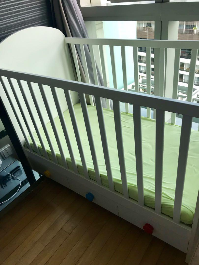 TO BLESS IKEA GONATT CONVERTIBLE COT, Babies & Kids, Baby Nursery
