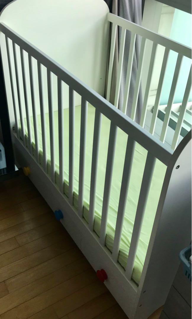 TO BLESS IKEA GONATT CONVERTIBLE COT, Babies & Kids, Baby Nursery