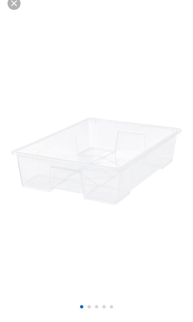 Ikea Samla storage box with lid (55L), Furniture & Home Living, Home