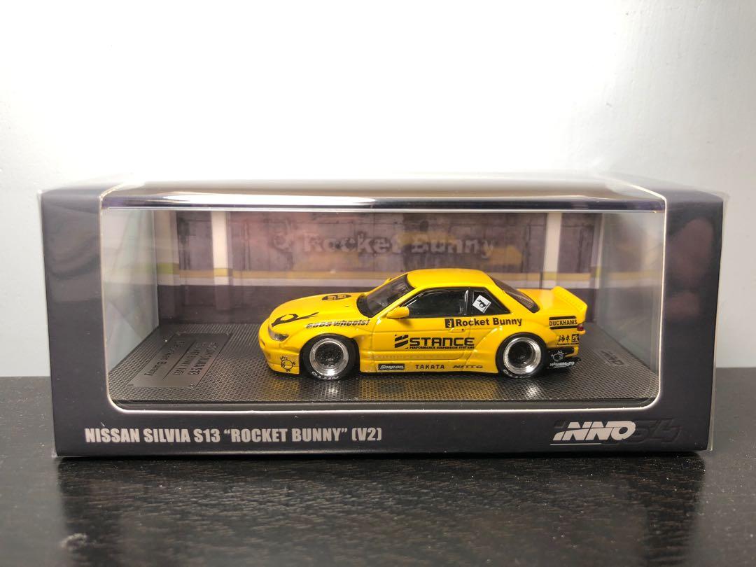 Inno64 1 64 Nissan Silvia S13 Rocket Bunny V2 Yellow 玩具 遊戲類 玩具 Carousell