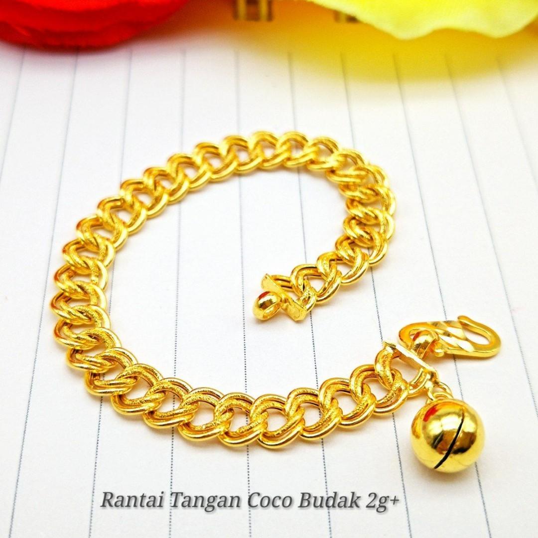 Instock 916 Gold Coco Kids Bracelet Gelang Coco Budak Women S Fashion Jewelry Organisers Bracelets On Carousell
