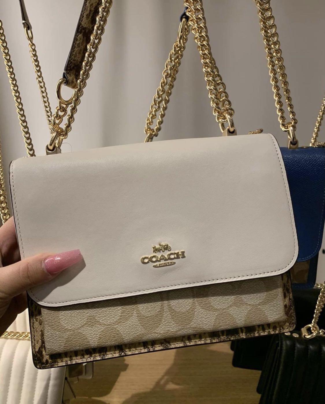 klare crossbody in blocked signature