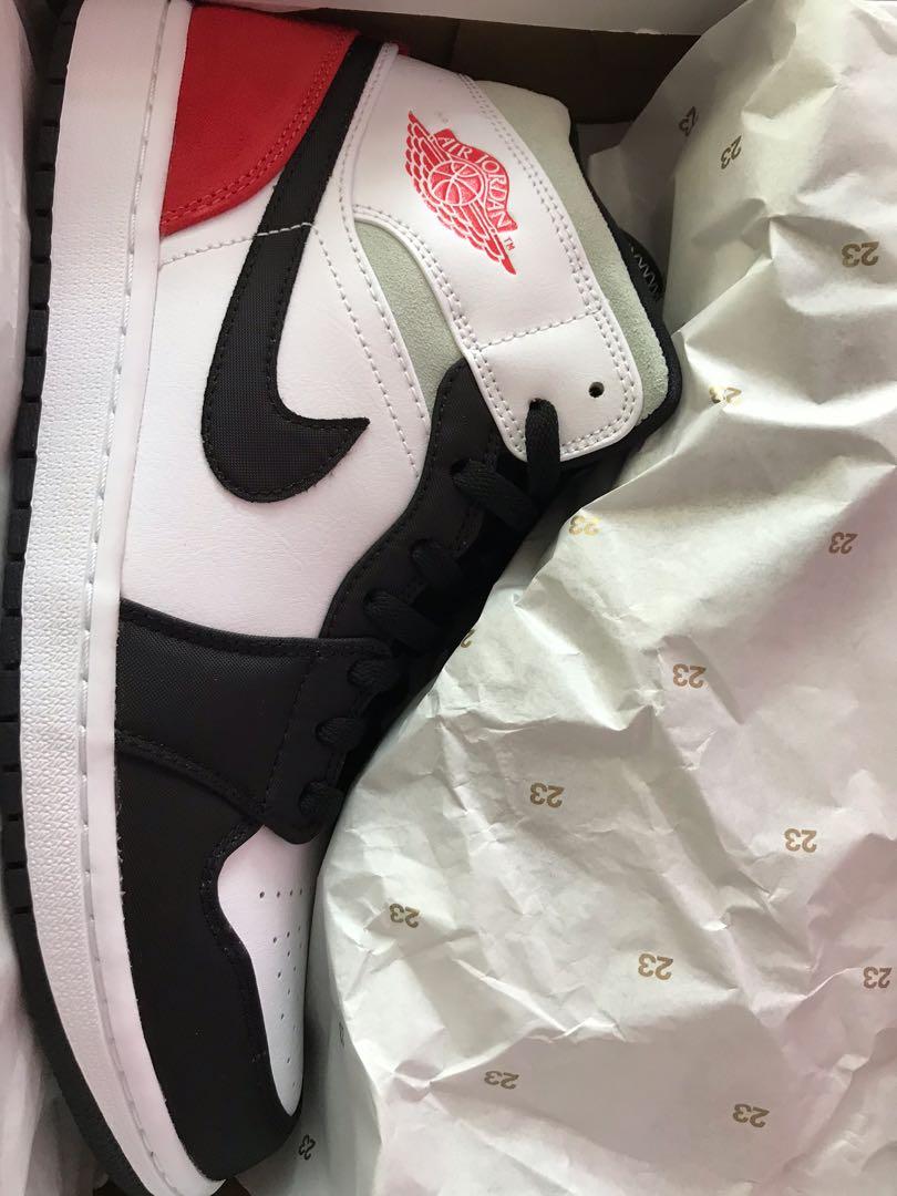 NIKE AIR JORDAN 1 RETRO MID UNION BLACK TOE