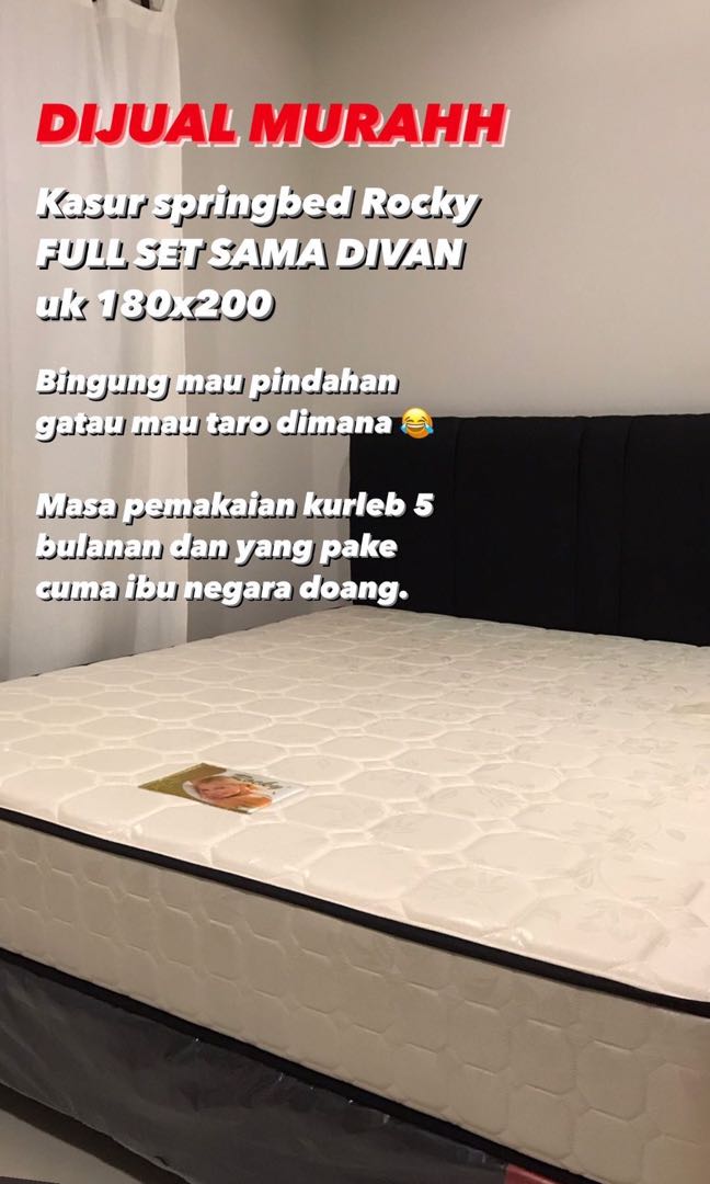 Kasur Spring Bed Murah Perabotan Rumah Di Carousell