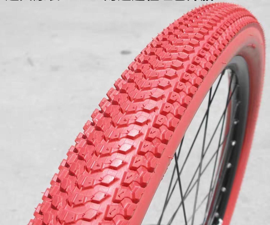 Red top mtb tyres