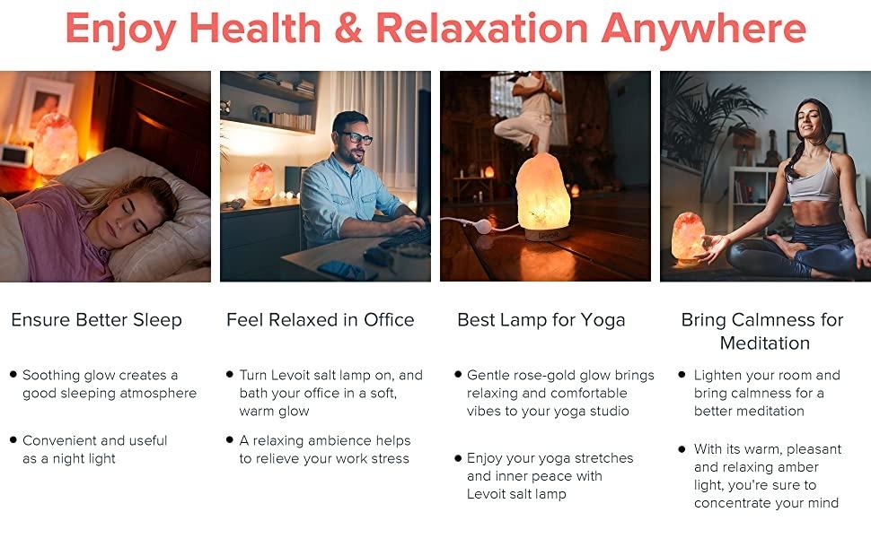 Levoit kana shop himalayan salt lamp
