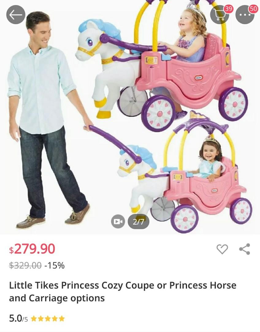 Princess coupe car with horse hotsell