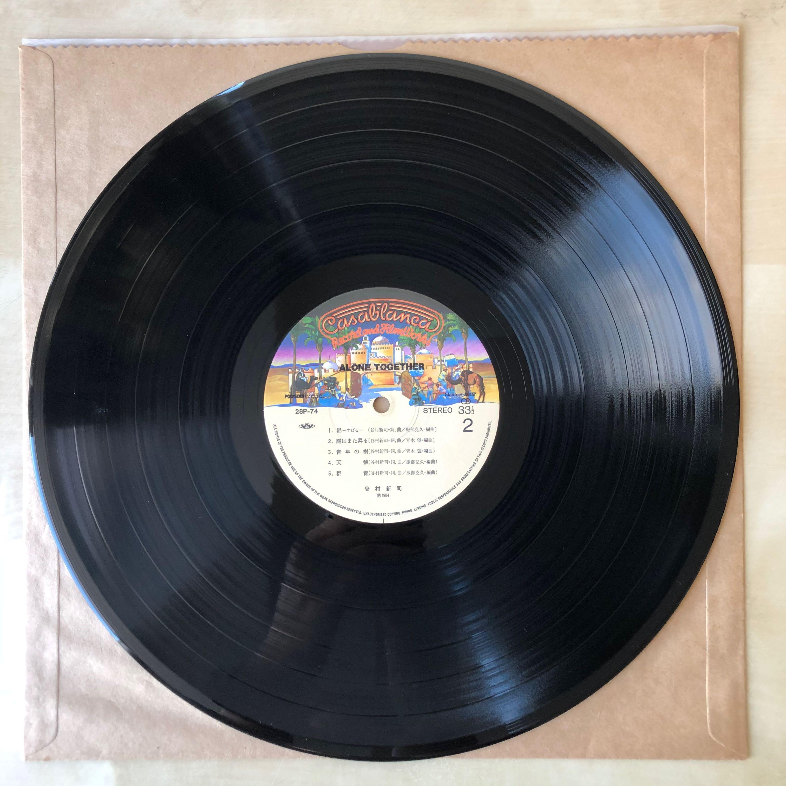 EPレコード　　　谷村新司　　陽はまた昇る　LEFT ALONE    RRW4 - 5