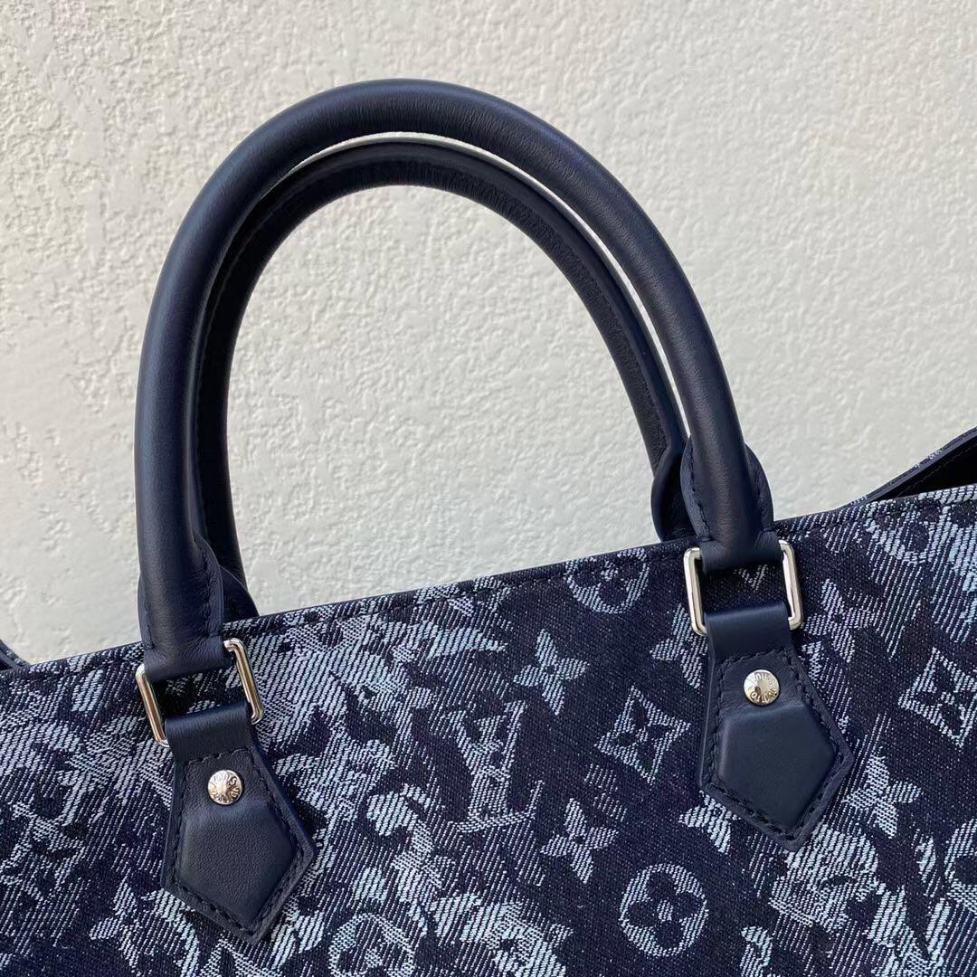 Louis Vuitton Monogram Tapestry Grand Sac in Coated Canvas with Silver-tone  - US
