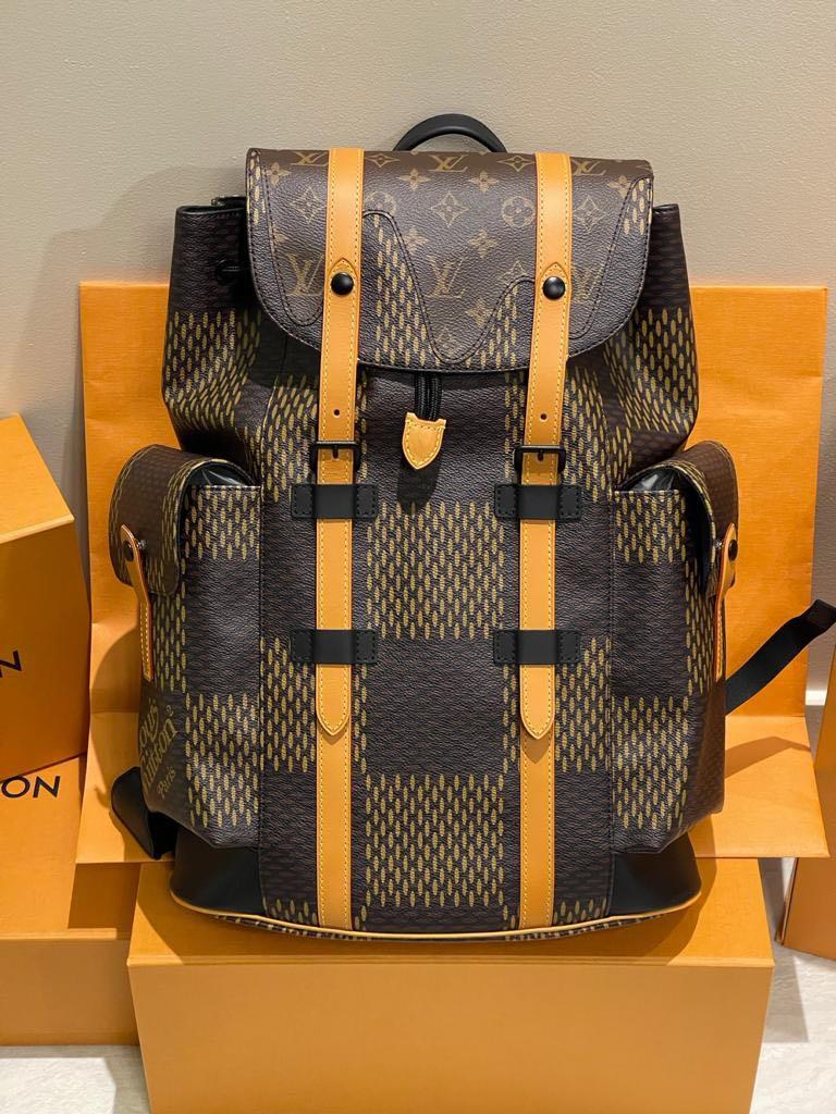Nigo Christopher backpack bag lv monogram Louis Vuitton damier