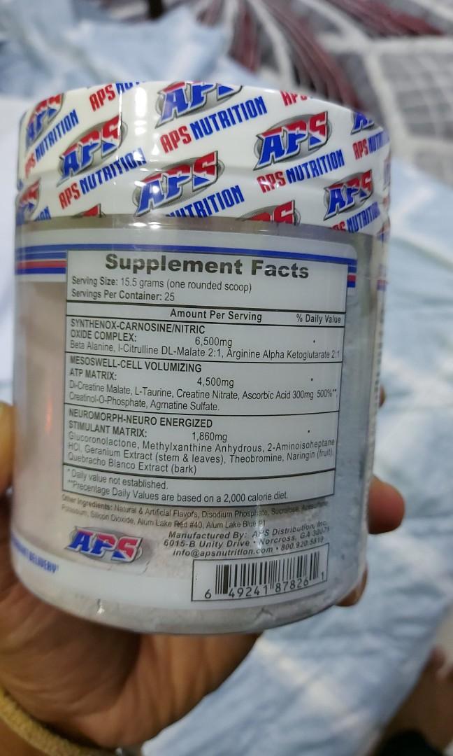 Mesomorph V4 Pre Workout Everything Else On Carousell