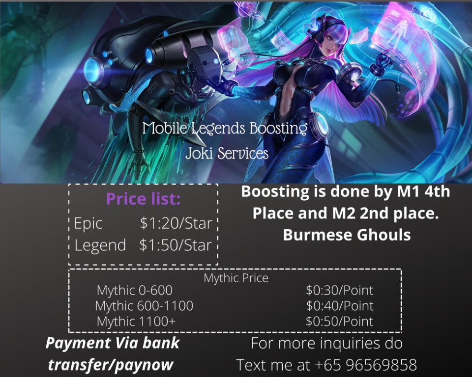Mobile Legends Cheap Boosting, Video Gaming, Gaming Accessories, Game ...