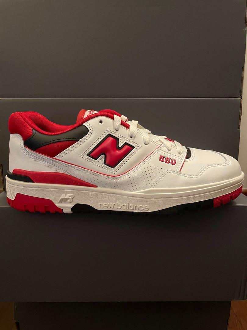 Multiple Sizes* New Balance 550 Red [BB550SE1], Men's Fashion