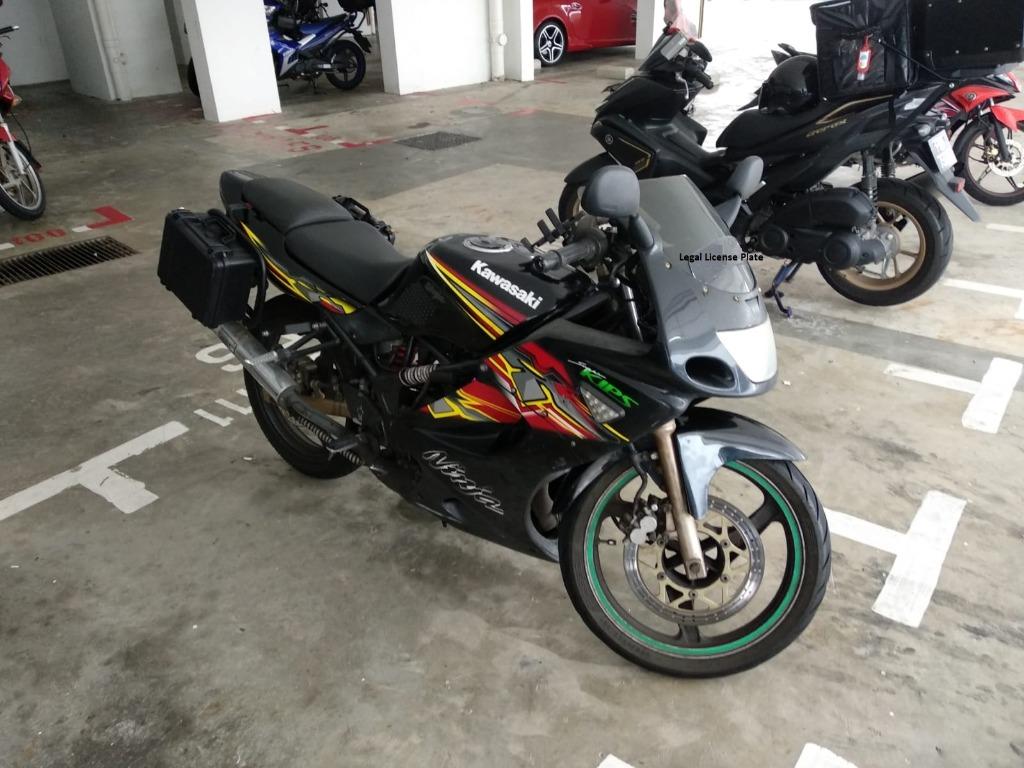 kawasaki ninja 150 rr black