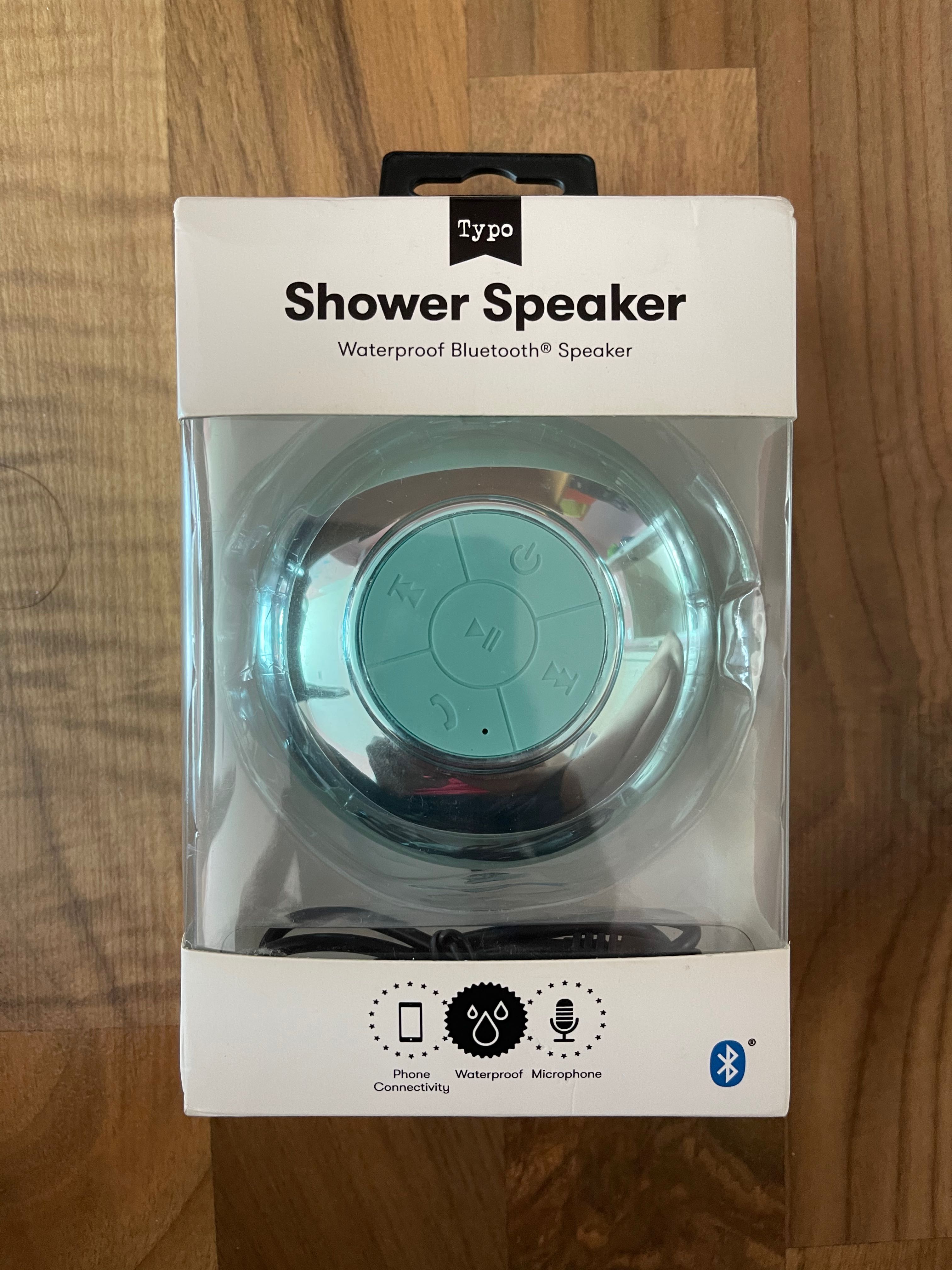 NEW Shower Bluetooth Speaker (Typo), Audio, Soundbars, Speakers