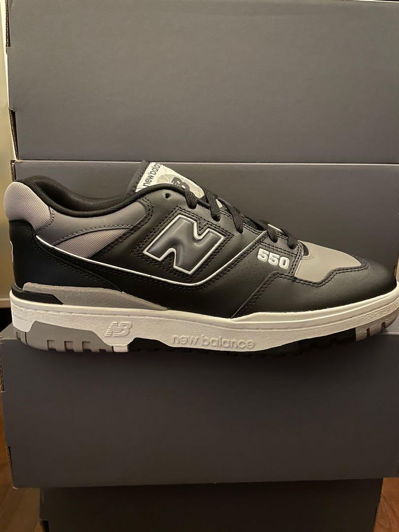 new balance 550 grey black