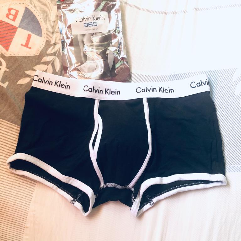 Calvin Klein Mens 365 2 Pack Trunks Boxer Underwear Elasticated Waist