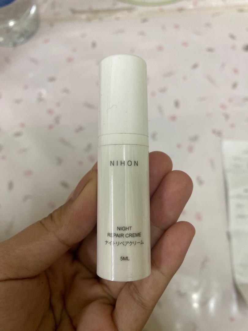 Nihon Night Repairing Creme Tiada Bfc Health Beauty Skin Bath Body On Carousell