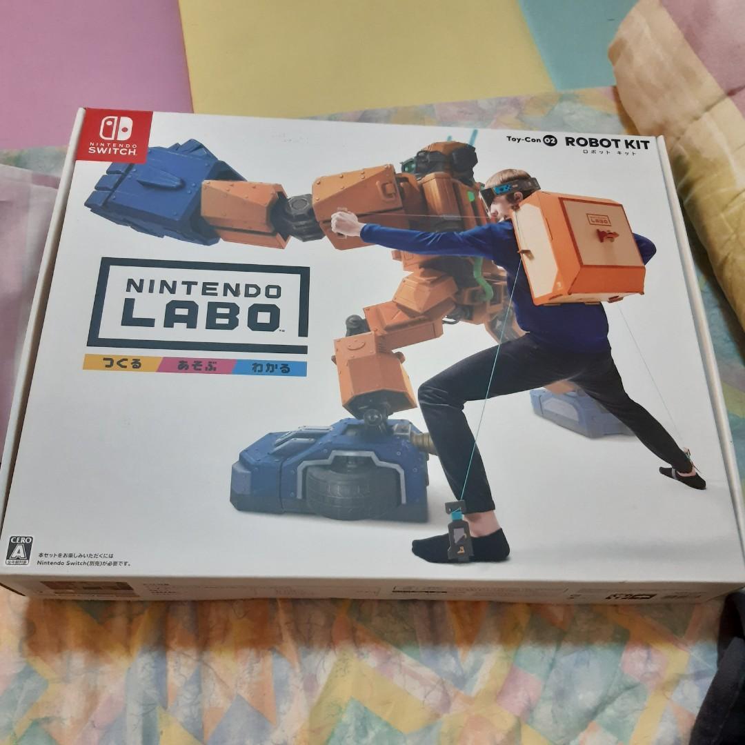 Nintendo Labo Robo Kit (Category: Nintendo) located in Antipolo. Submitted by coco_mompreneur (Listing ID 1067435860, Image 1). Description: never been used. all intact and brand new Nintendo Labo Robo kit.